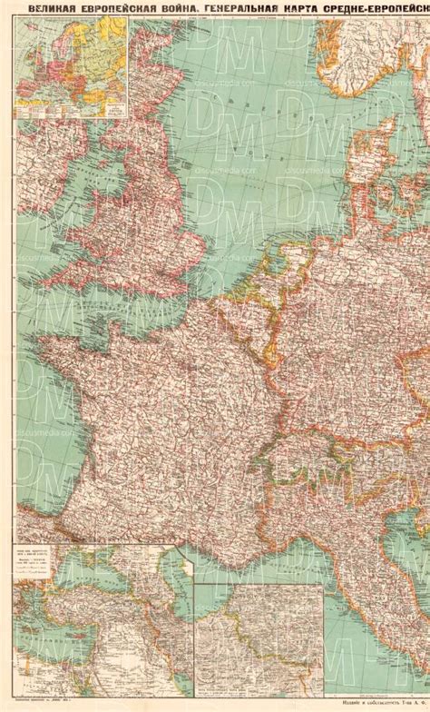High Resolution Old Map Of Europe 88 World Maps