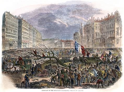 Between 1844 and 1848 the united states expanded its boundaries into texas, the southwest, and the pacific northwest. France Revolution 1848 Nbarricade On The Boulevard ...