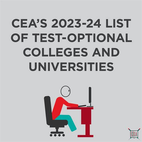 2023 24 Test Optional Colleges And Universities Cea