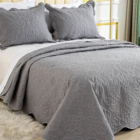 Amazon Com Oversized King Bedspreads 128x120 For Extra Tall King