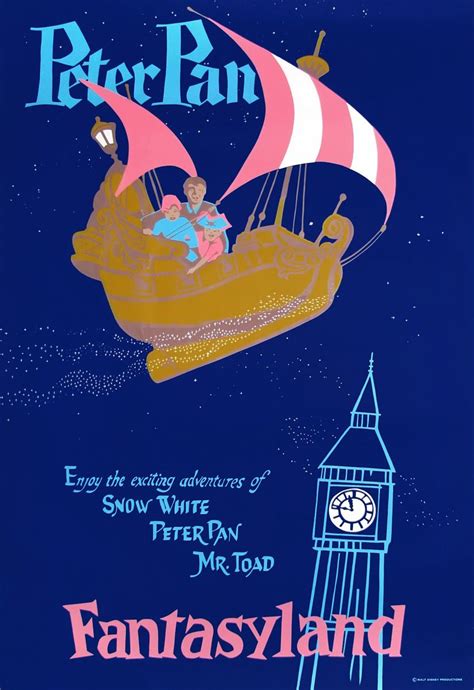Peter Pan Vintage Disney Posters Disney Posters Retro Disney
