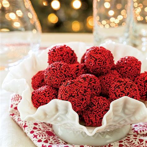Red Velvet Cake Balls Recipe Cooking With Paula Deen Holiday Desserts