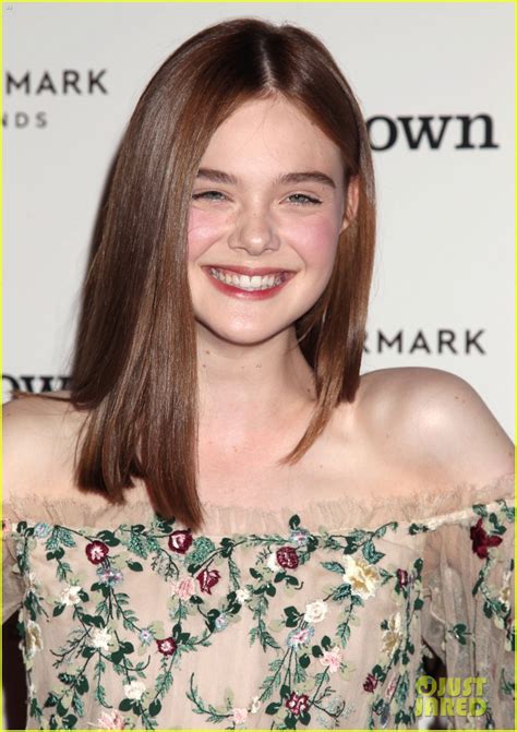 Elle Fanning Is Brunette But Says Her Personality Is Blonde Photo Hot
