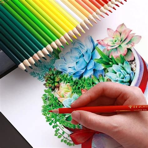 120150180 Color Pencil Set Oil Watercolor Wood Soft Color Pencil