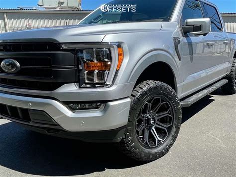 2021 Ford F 150 Aggressive 1 Outside Fender On 20x9 1 Offset Fuel