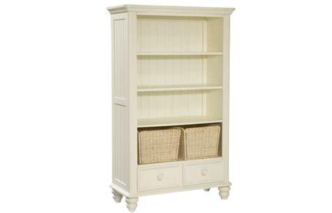 Summer Breeze Cottage Off White Bookcase The Classy Home
