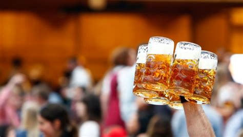 beer flowing in munich thousands head to oktoberfest