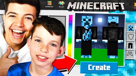 Making My Little Brother A Minecraft Account Youtube