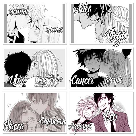 Anime Couples As Zodiac Signs Anime Wallpaper Hd