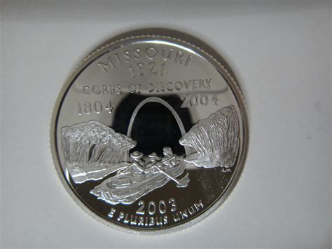 Statehood Quarter 2003 S Missouri Silver Proof 66 Gem For Sale