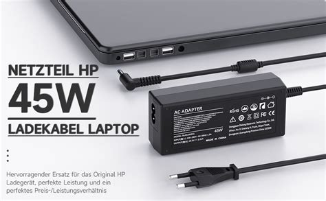 Laptop Ladekabel 45w Für Hp Elitebook 840 850 Probook 430 440 450 455