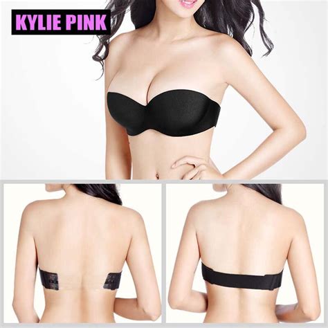 Kylie Pink Bra Women Seamless Invisible Bras Female Underwear Strapless