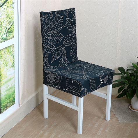 Box cushion dining chair slipcover elevate your dining area with these elegantly designed covers. Piccocasa 4 Piece Polyester Stretch Dining Chair Covers ...