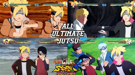 All New Ultimates Team Jutsus Naruto X Boruto Ultimate Ninja Storm