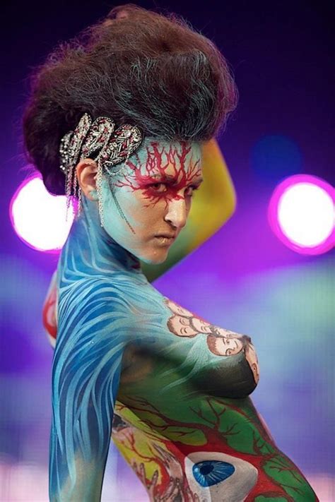 Arte Woman Painting Art Painting Body Paint Cosplay World