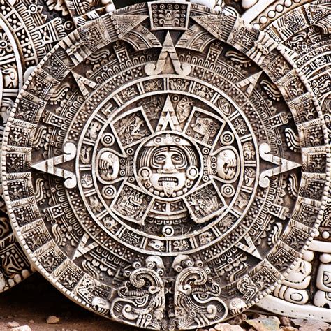 Aztec Calendar Mayan Art Ancient Art Mayan Calendar