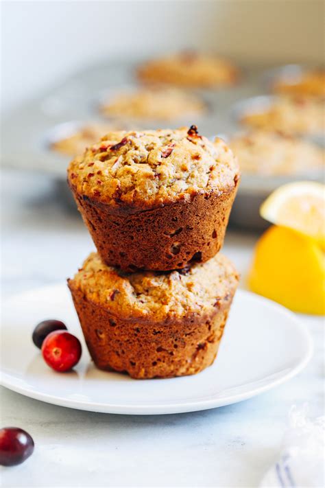 Stir into dry ingredients just until moistened. Gluten-free Cranberry Orange Muffins - Making Thyme for Health