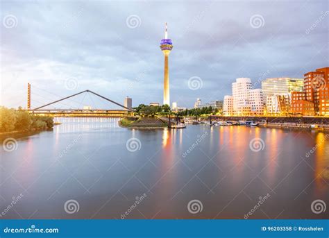 Dusseldorf City In Germany Stock Photo Image Of Architecture 96203358