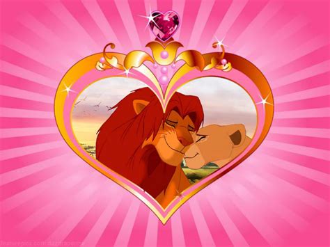 Simba And Nala Disney Valentines Day Fan Art 34477573 Fanpop
