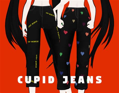 Mmdxdl Sims 4 Cupid Jeans By 8tuesday8 On Deviantart