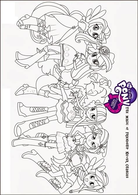Equestria Girls Coloring Play Free Coloring Game Online