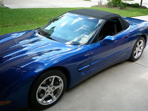 2003 Convertible Electron Bluelow Miles Corvetteforum Chevrolet