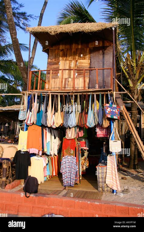 Beach Hut On Seaside In The Tropics Stock Photo Alamy