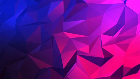 Abstract Polygon Blue Pink Background Stock Motion Graphics Sbv