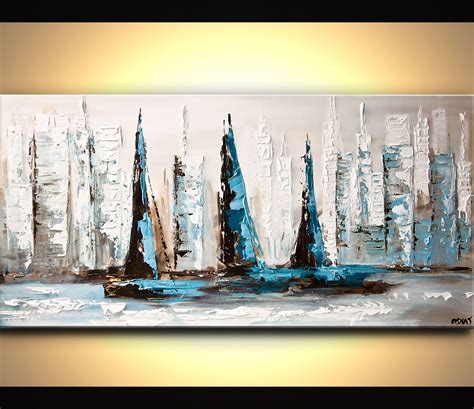 Abstract Sailing Paintings