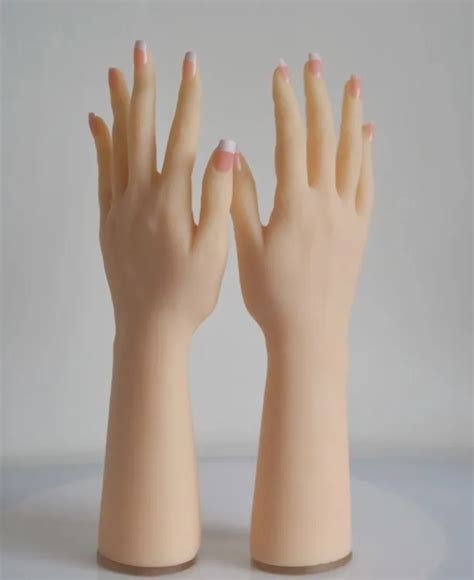 Realistic Lifesize Silicon Soft Sex Toy Dummy Arbitrarily Bent Hand