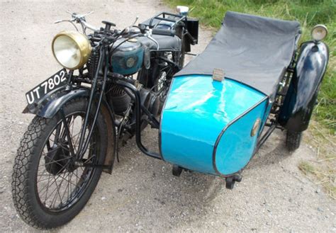 1930 Triumph Nsd Motorcycle With Sidecar