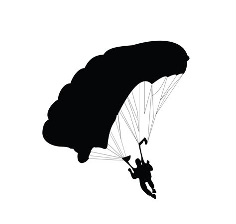 Parachute Clipart Black And White Parachute Black And White