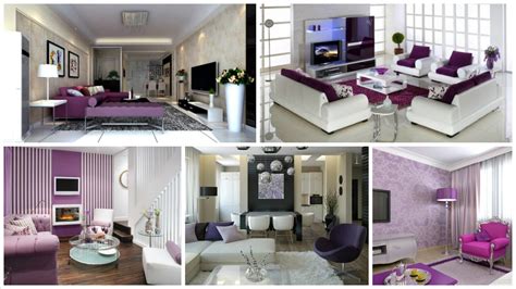 12 Outstanding White And Purple Living Room For Lovely House