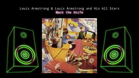 Louis Armstrong Mack The Knife 📀drg Hq Audio📀 Youtube