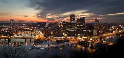 Pittsburgh Skyline Wallpapers Sunrise Backgrounds Upmc 4k