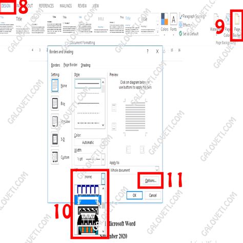 Cara Membuat Page Border Bingkai Di Word Dengan Mudah Galoveti Project