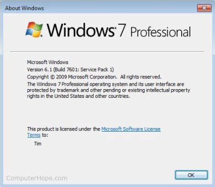 How do i know what windows i have? How to determine the version of Windows on a computer