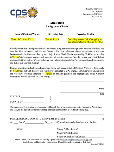 Attestation Letter Example Fill Out And Sign Printable Pdf Template