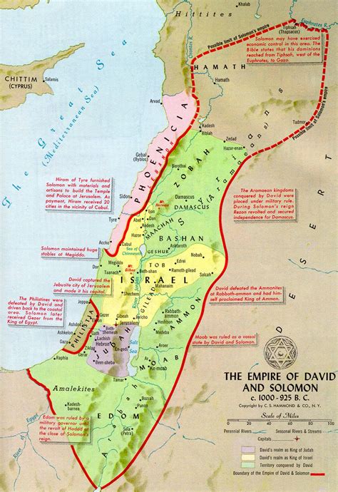 Empire Of David And Solomon 1000 925 Bc The History Of The World 世界