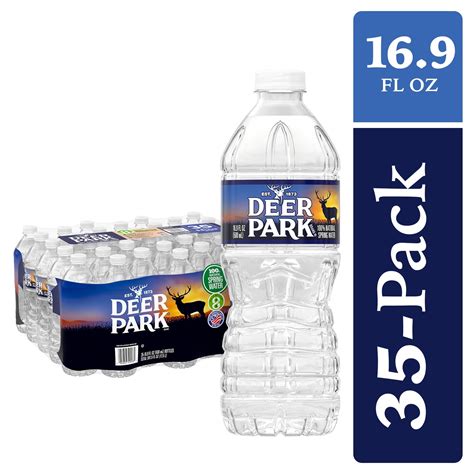 Deer Park Brand 100 Natural Spring Water 169 Ounce Plastic Bottles