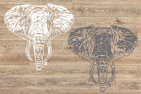 Free Free 267 Elephant Head Svg SVG PNG EPS DXF File
