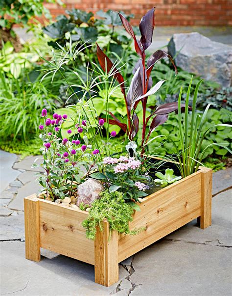 Add Some Zen To Your Yard With A Diy Water Planting Box Garden