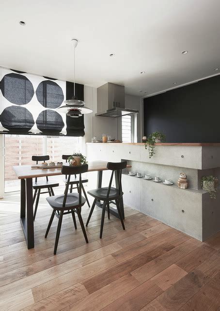 The mixed textures add a modern twist to this classic streater upholstered dining chair. Think Out Of The Box With Asian Dining Room Design Ideas