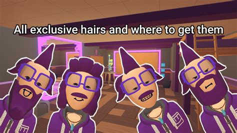 All The Exclusive Hairs In Rec Room And Where To Get Them 2021 Youtube