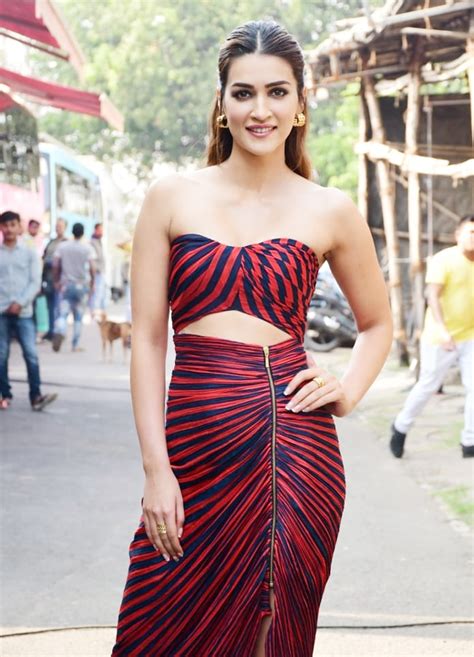 Kriti Sanon Goes Sultry In Black And Red Combo As She Promotes