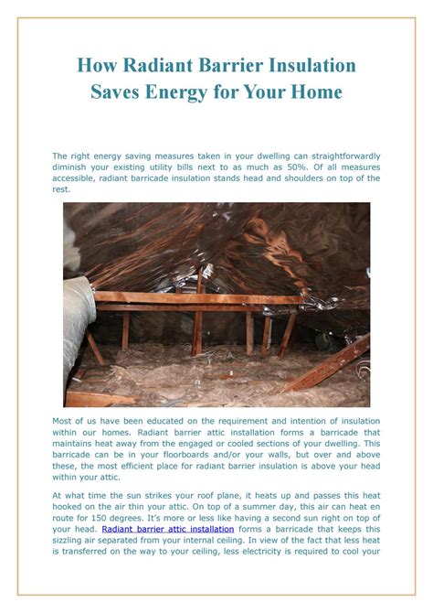 How Radiant Barrier Insulation Saves Energy For Your Home By Pure Eco