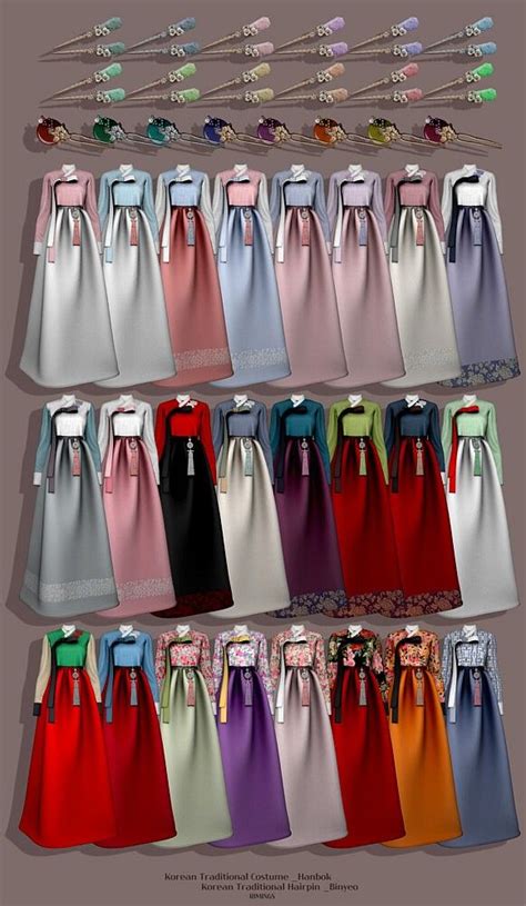 Korean Traditional Costume From Rimings Sims 4 Sims 4 Mods Clothes Sims