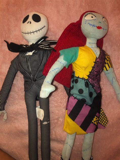 Jack Skellington And Sally Doll Jack Has A Small Rip On His Leg