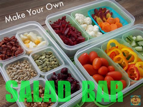 How To Make A Salad Bar Update Beneficial Bento
