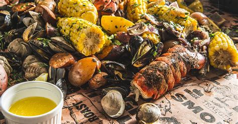 Then the kielbasa, little neck clams, steamer clams, mussels, shrimp, and lobsters. New England Clambake Recipe | Traeger Grills | Recipe ...
